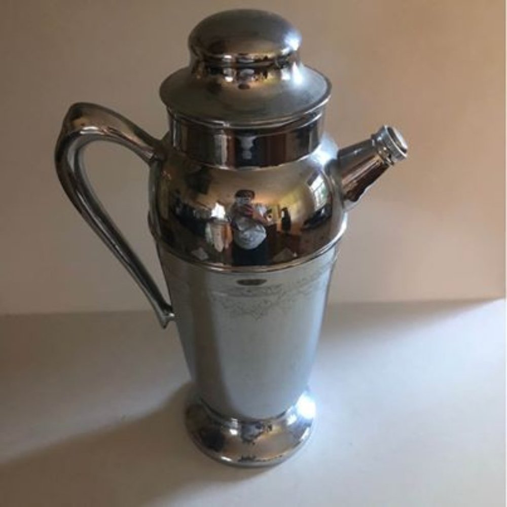 Vintage Chrome Stainless Pitcher